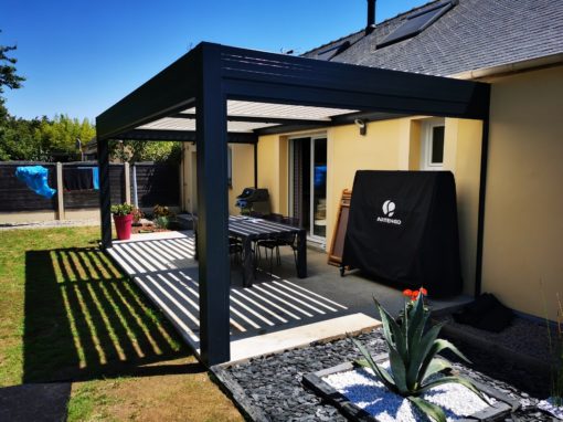 Installation d’une pergola bioclimatique à Petit-Mars (44390)