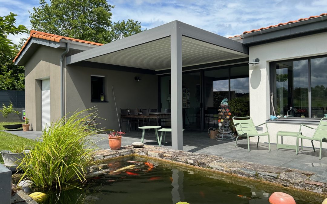 Pergola bioclimatique Solisysteme à Bouguenais (44020)