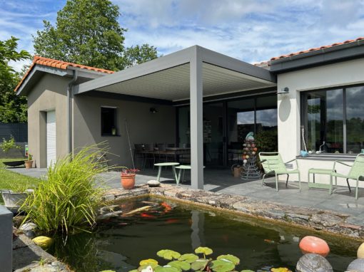 Pergola bioclimatique Solisysteme à Bouguenais (44020)